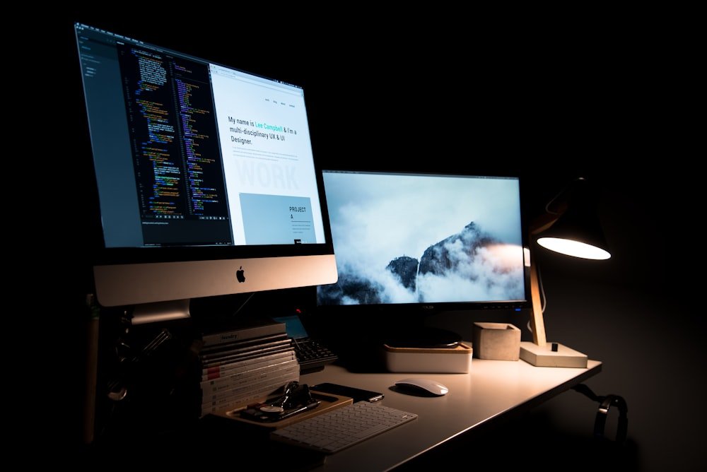 Modern responsive business website on a laptop